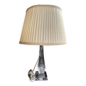 Lampe cristal Daum – milieu XXème – Entièrement d’origine