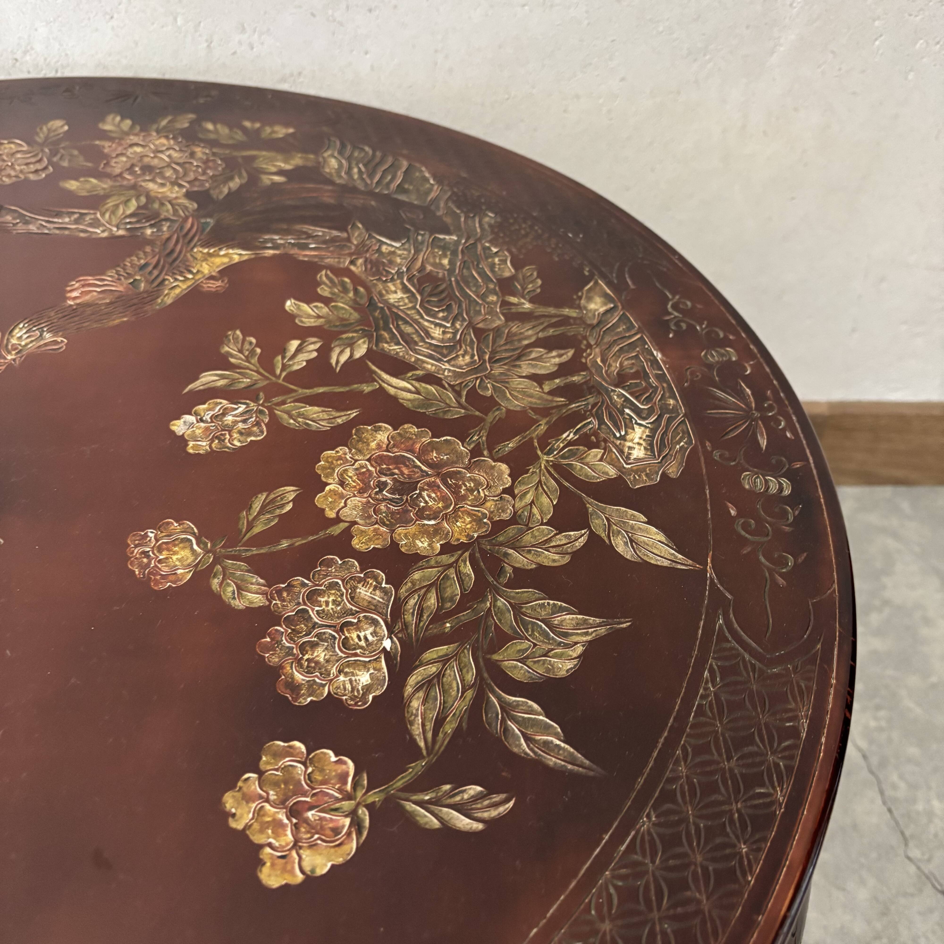 Table basse ronde en bois