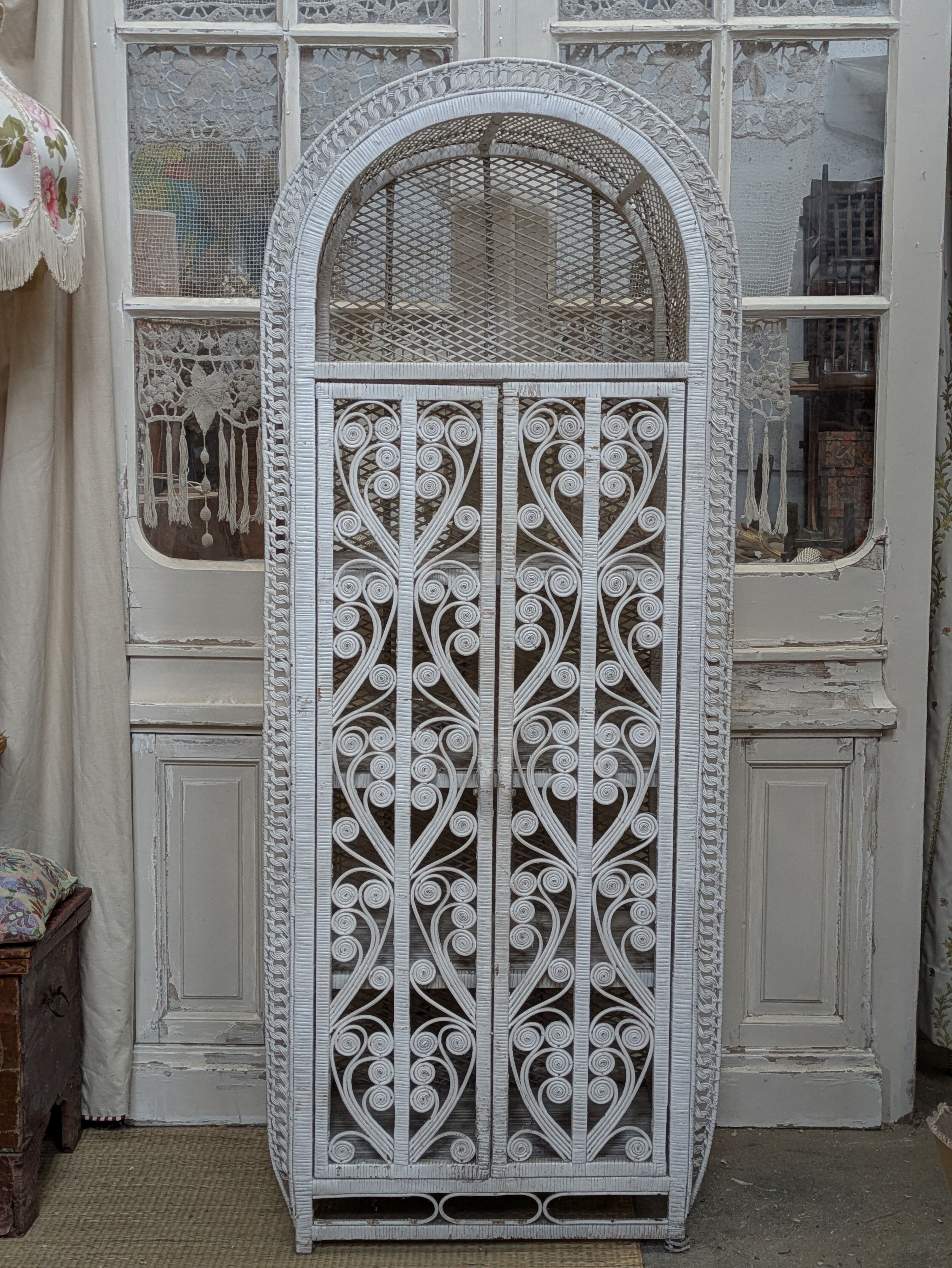 Armoire rotin