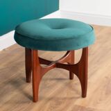 Retro Teak 1960s G Plan Fresco Stool By Viktor Wilkins