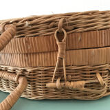 Vintage wicker case