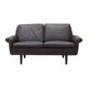 Brown leather sofa, Danish design, 1960s, designer: Aage Christiansen