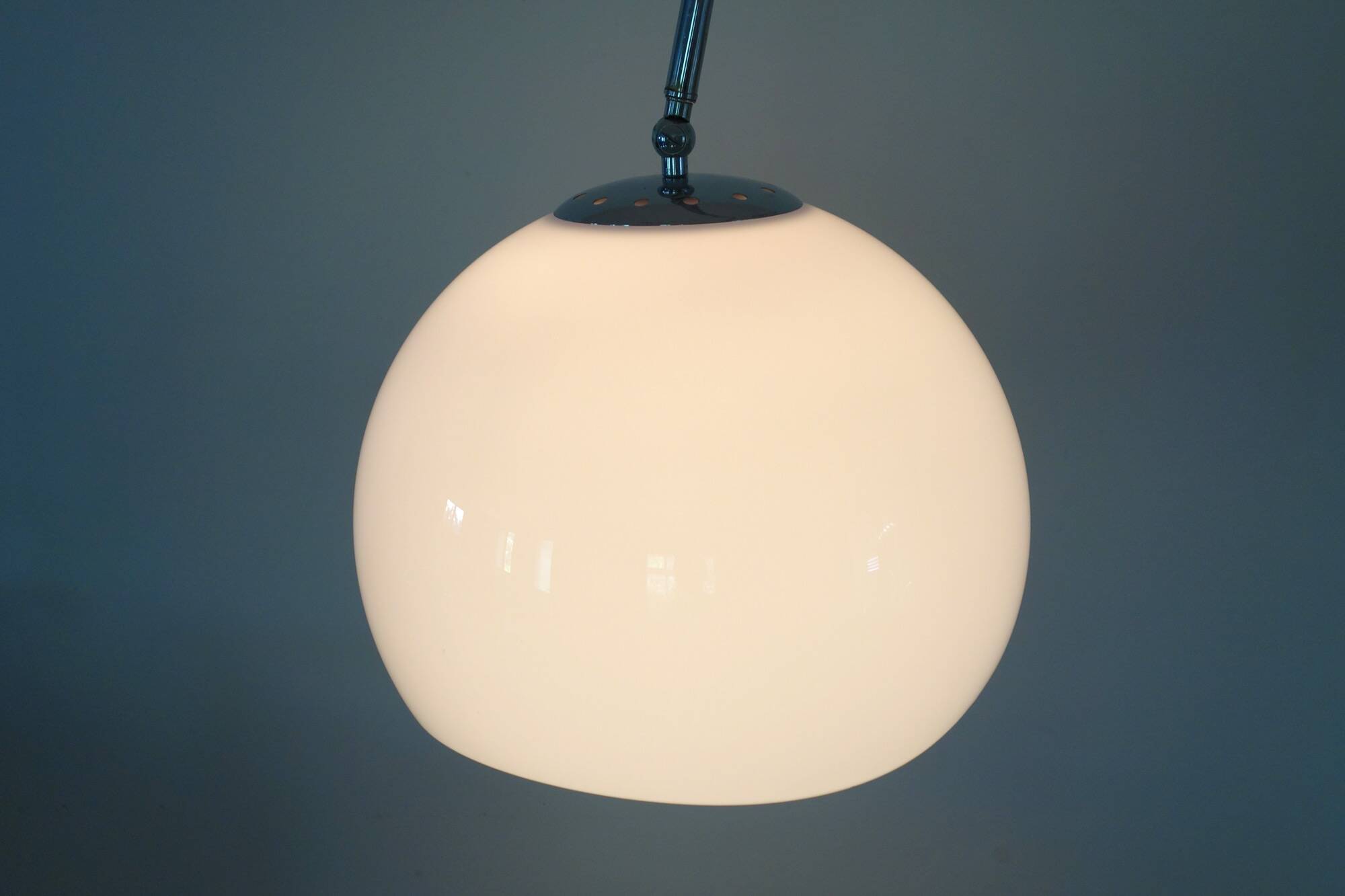 Arc floor lamp space age dlg Guzzini 1970s