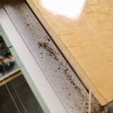 Ash burl bar coffee table, Paul Michel for Roche Bobois, 1980s