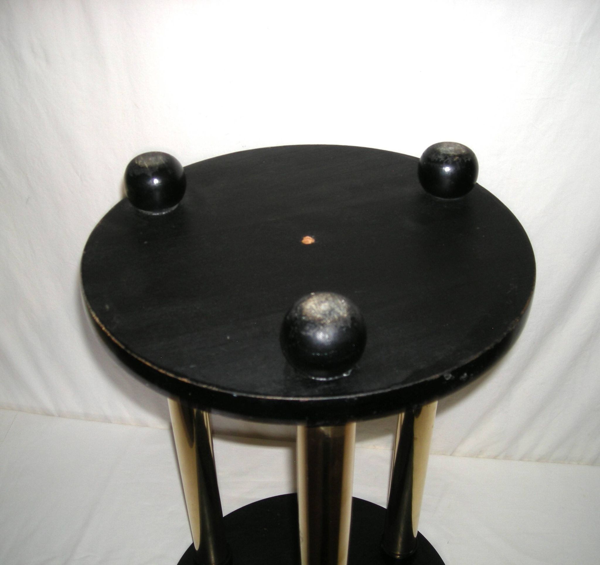 Guéridon Rond Art Déco des années 30
