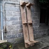 Pair of rustic benches 265 cm