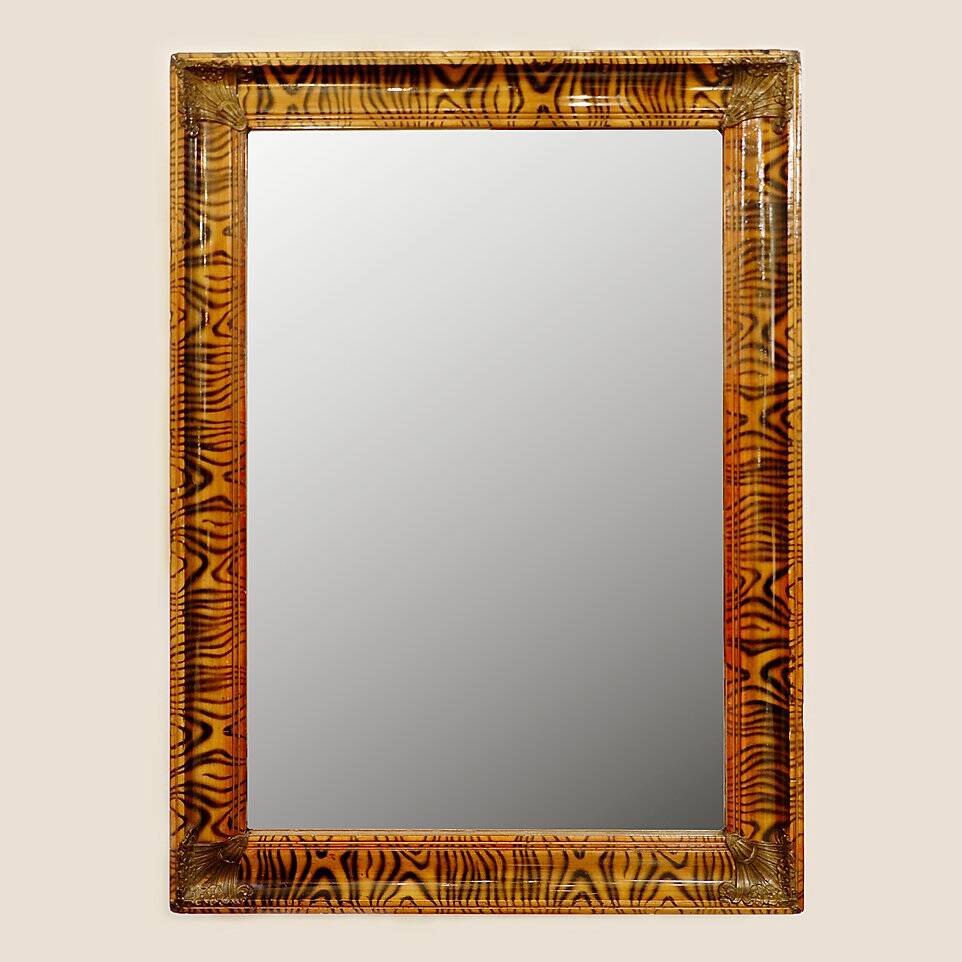 Large vintage decorative mirror