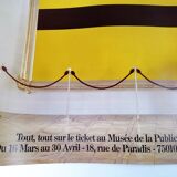 The museum has the ratp ticket poster