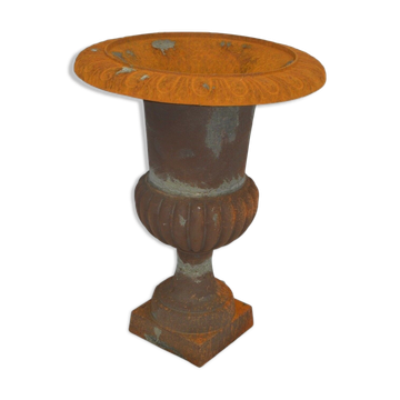 Vase médicis en fonte