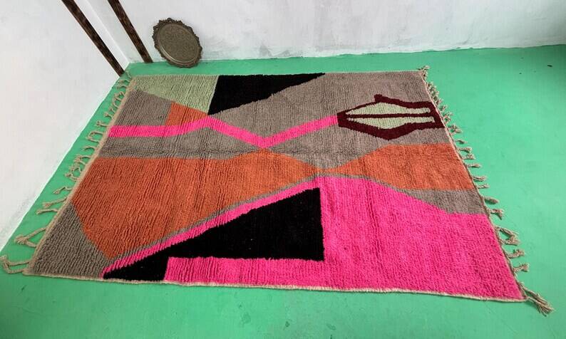 Azilal woven wool rug 200cmx300cm
