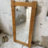 80s pine mirror