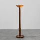 Art Deco Floor Lamp in oak and alabaster, France, ca. 1925