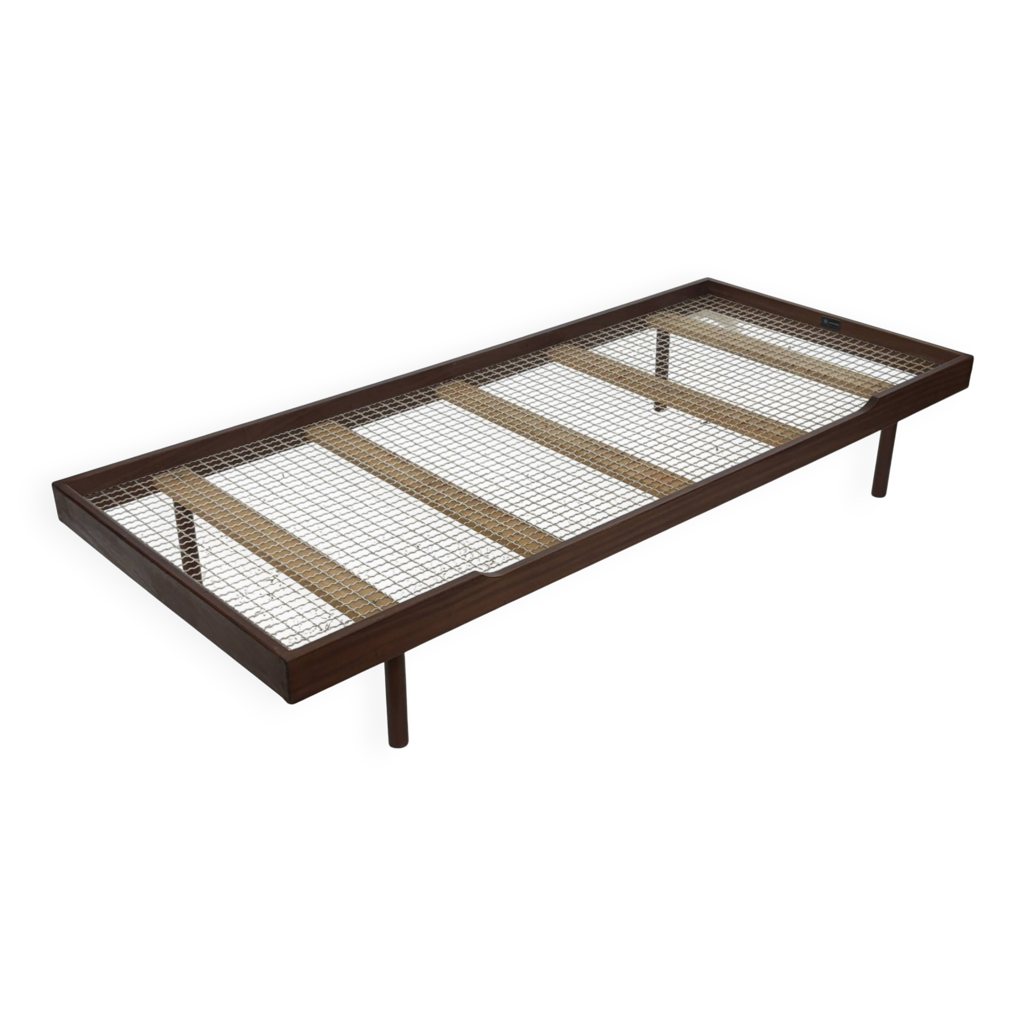 Vintage daybed minimalist design in Teak 1960s
