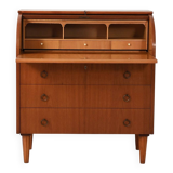 Scandinavian secrétaire with decorated turned legs