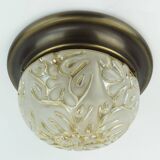 beautiful mid century CEILING FIXTURE plafoniere flush mount 1970