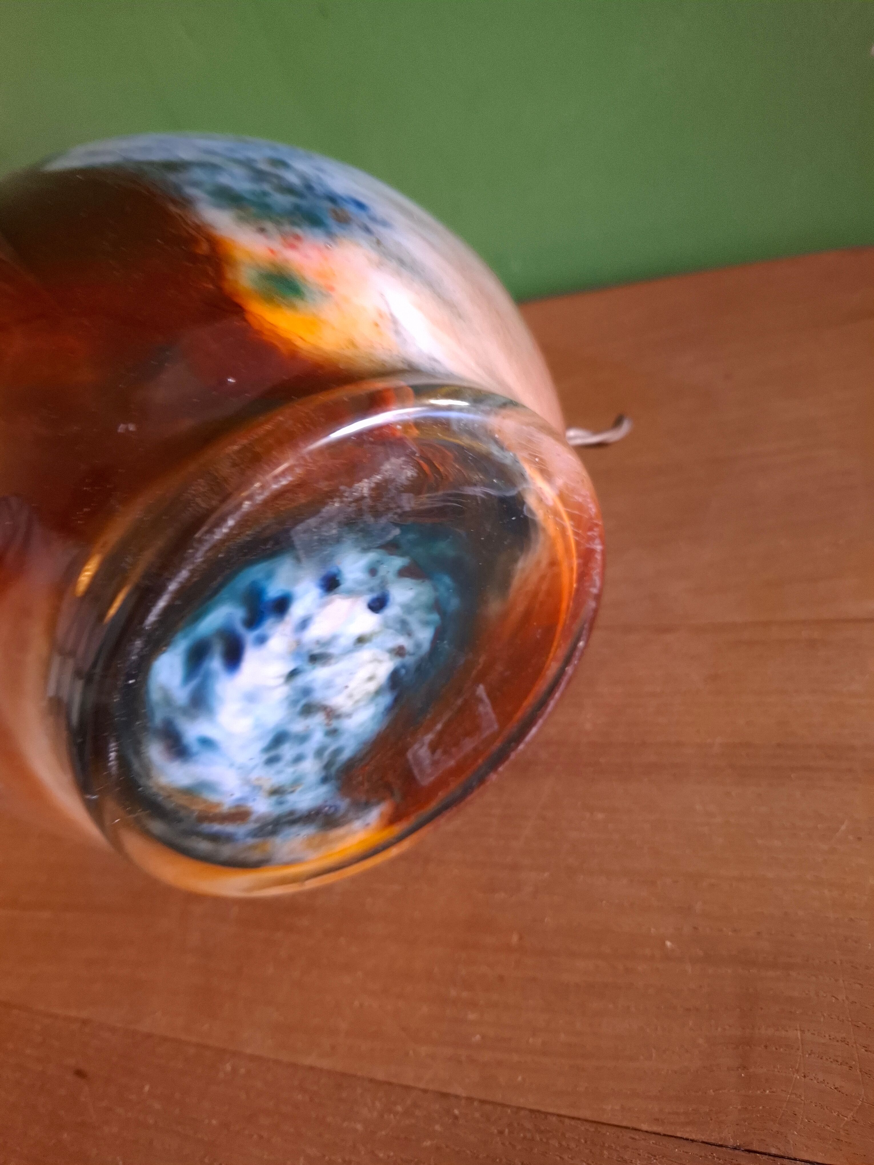 Murano blown glass lamp base