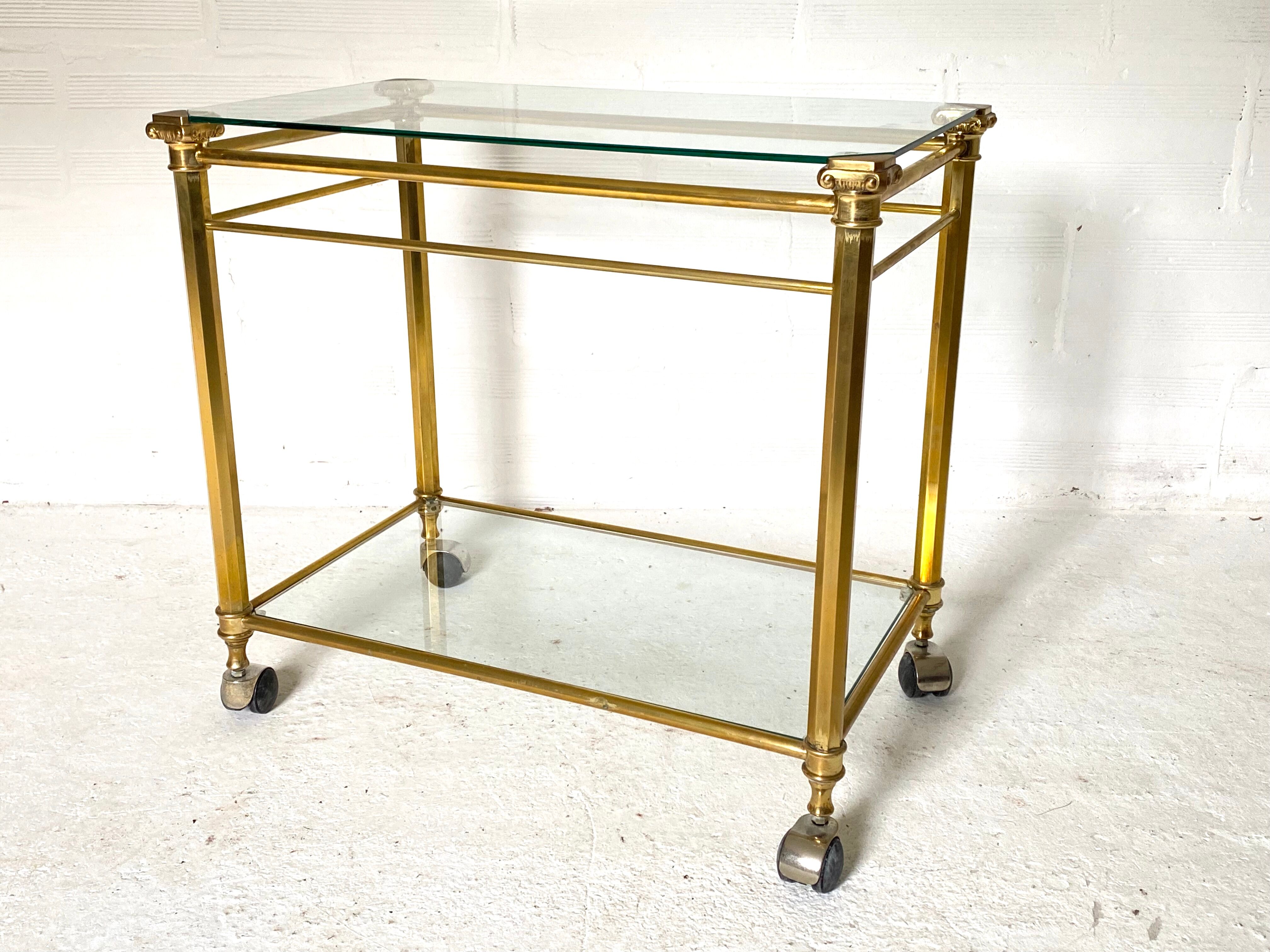 Rolling service in brass