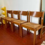 Set of 4 elm chairs