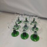 9 Alsace wine glasses from the 70s