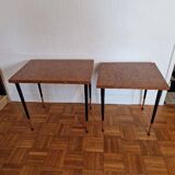 Set of 2 vintage nesting tables