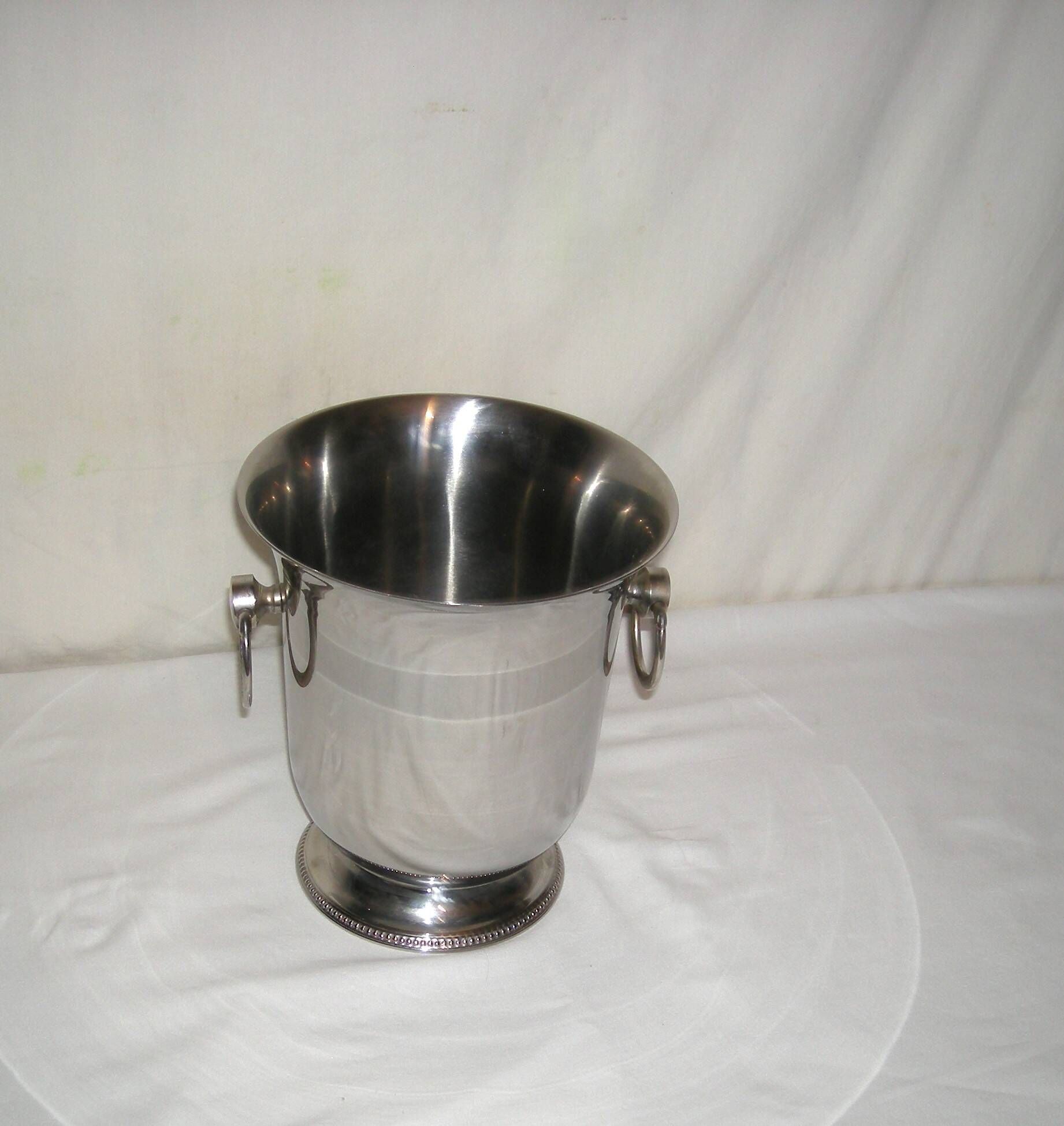 Champagne bucket Guy Degrenne; stainless steel