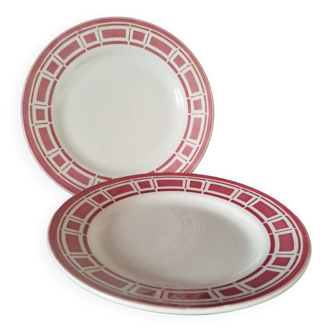 Assiettes Digoin 9606