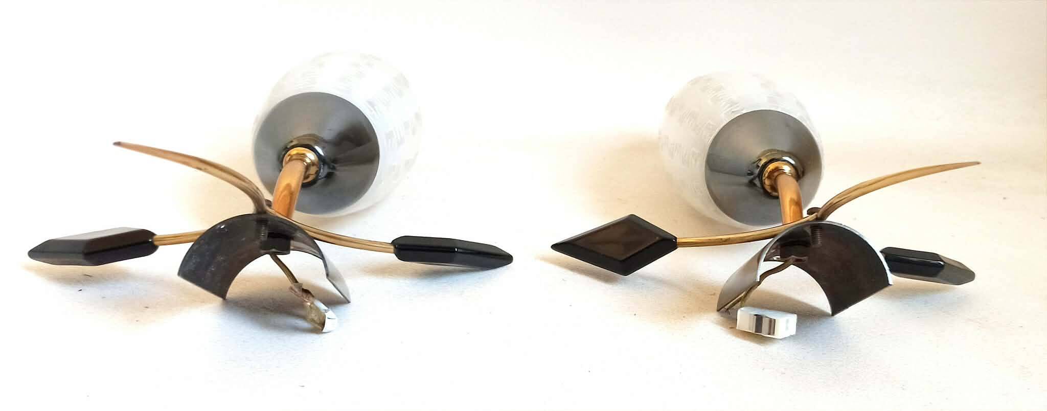 Pair of 1960s wall sconces