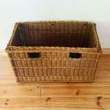 Vintage wicker trunk