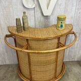 Vintage rattan bar