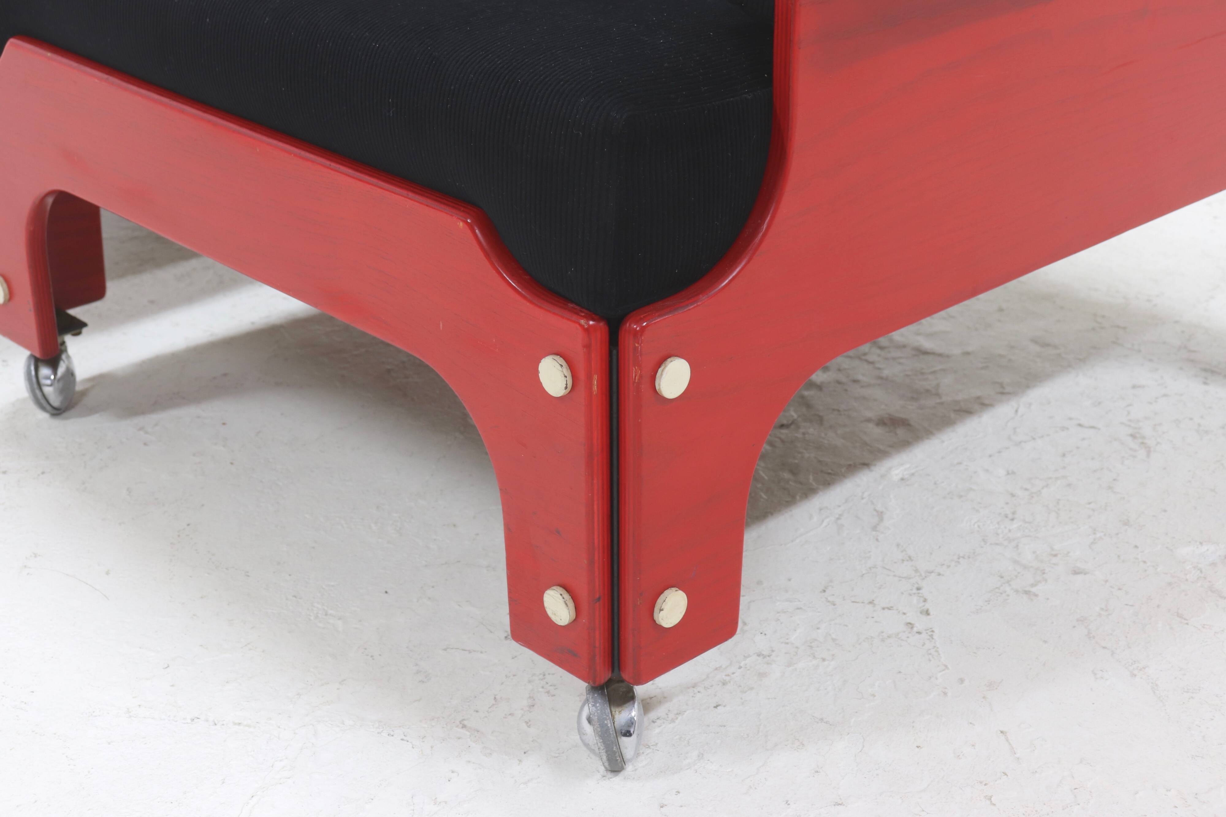 Rare Set of 2 ‘t Spectrum ‘SZ85’ Lounge Chairs by Jan Pieter Berghoef 1960s