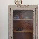 Parisian art-deco glazed wardrobe