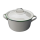 Enamelled sheet metal cocotte