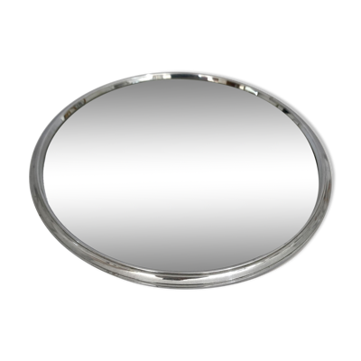 Plateau miroir art déco 40x40cm