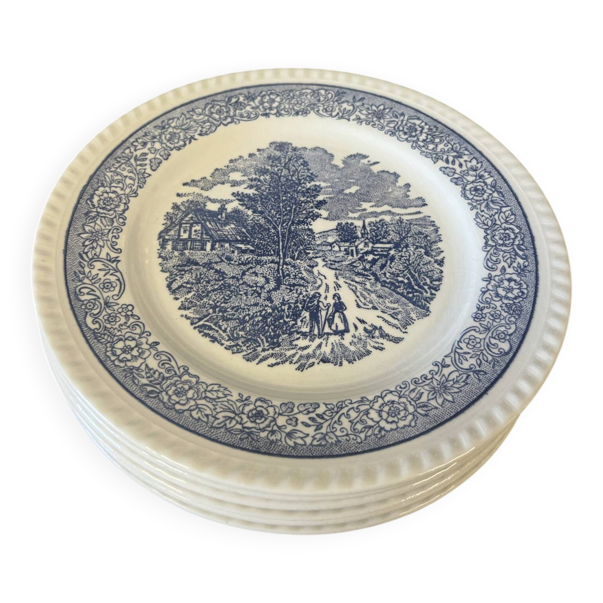 6 plates from yesteryear
