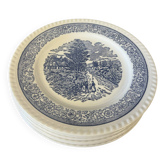 6 assiettes D’Antan