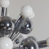 Vintage Sputnik wall/ceiling light from the space age, Cossack style.