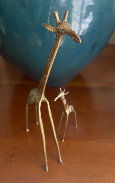 Brass girafes