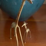 Girafes en laiton