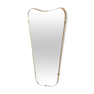 Free-form mirror from the 50 - 67x37cm