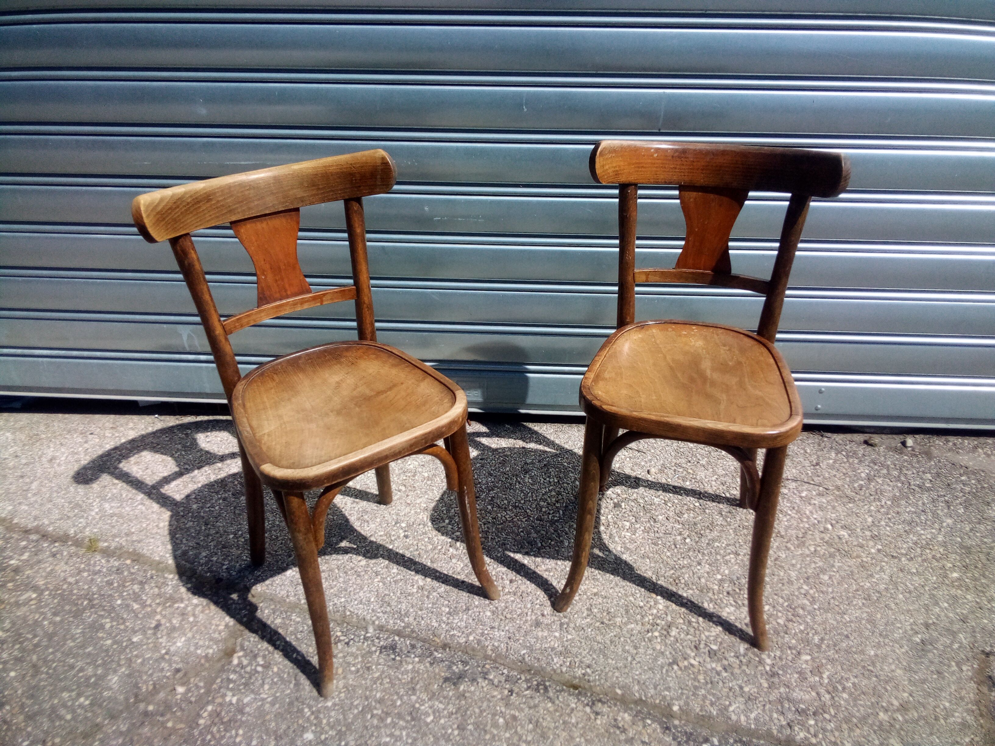 Paire de chaises bistrot