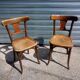 Paire de chaises bistrot