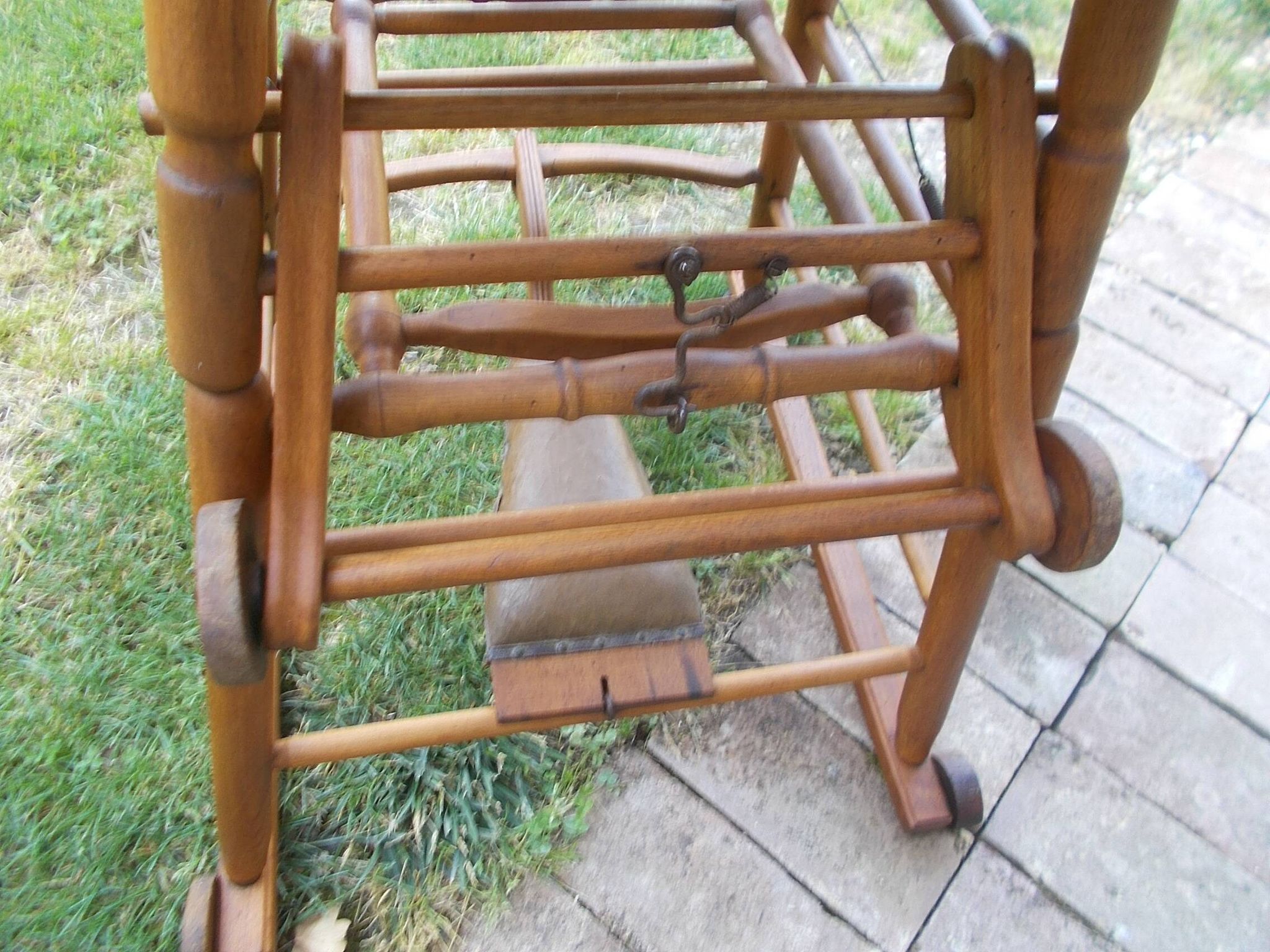 Ancienne chaise haute pour enfant Luterma