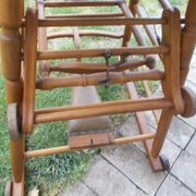 Ancienne chaise haute pour enfant Luterma