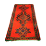 Hand made afghan wool red large runner rug - 176 x 94cm