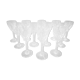 12 glasses of wine cooked Saint Louis model Chantilly