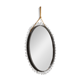 Miroir à cadre métallique