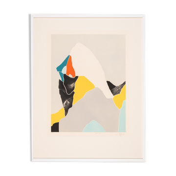 Femme de profil, Gravure sur papier, 76 x 97 cm