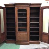 Mahogany victorian nineteenth bookcase