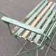 Iron and metal garden bench