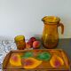 Cake dish ceramic majolica Sarreguemines France